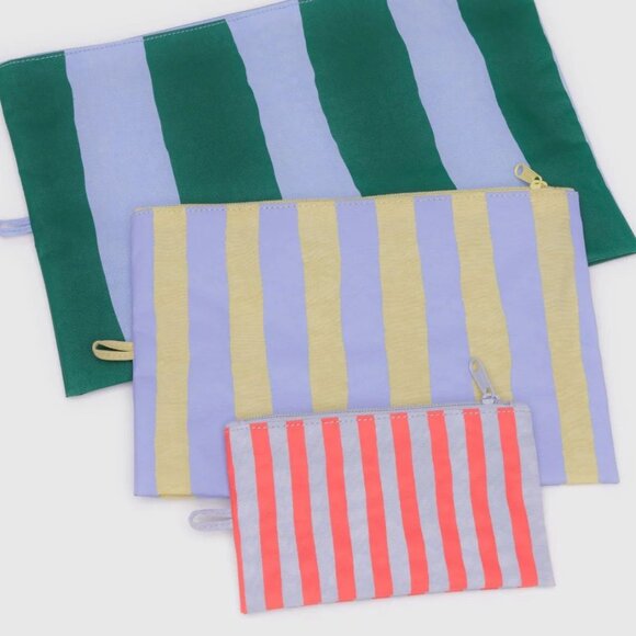 NWT Baggu Go Pouch Set - Painted Stripe - Picture 4 of 9
